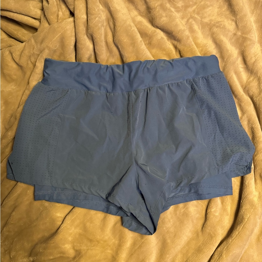 RBK Women's Blue Athletic Shorts